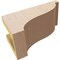 Ekena Millwork 4"W x 8"D x 4"H Wide Garner Rough Cedar Woodgrain TimberThane Corbel, Primed Tan CORUR04X08X04GARRCPR - alternate 3